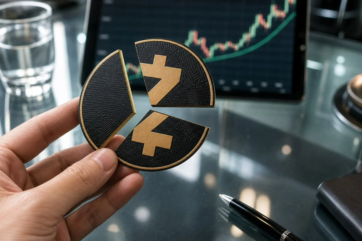 Zcash 급등이 부른 분할 결정 — 이해를 돕는 AI 자료 이미지