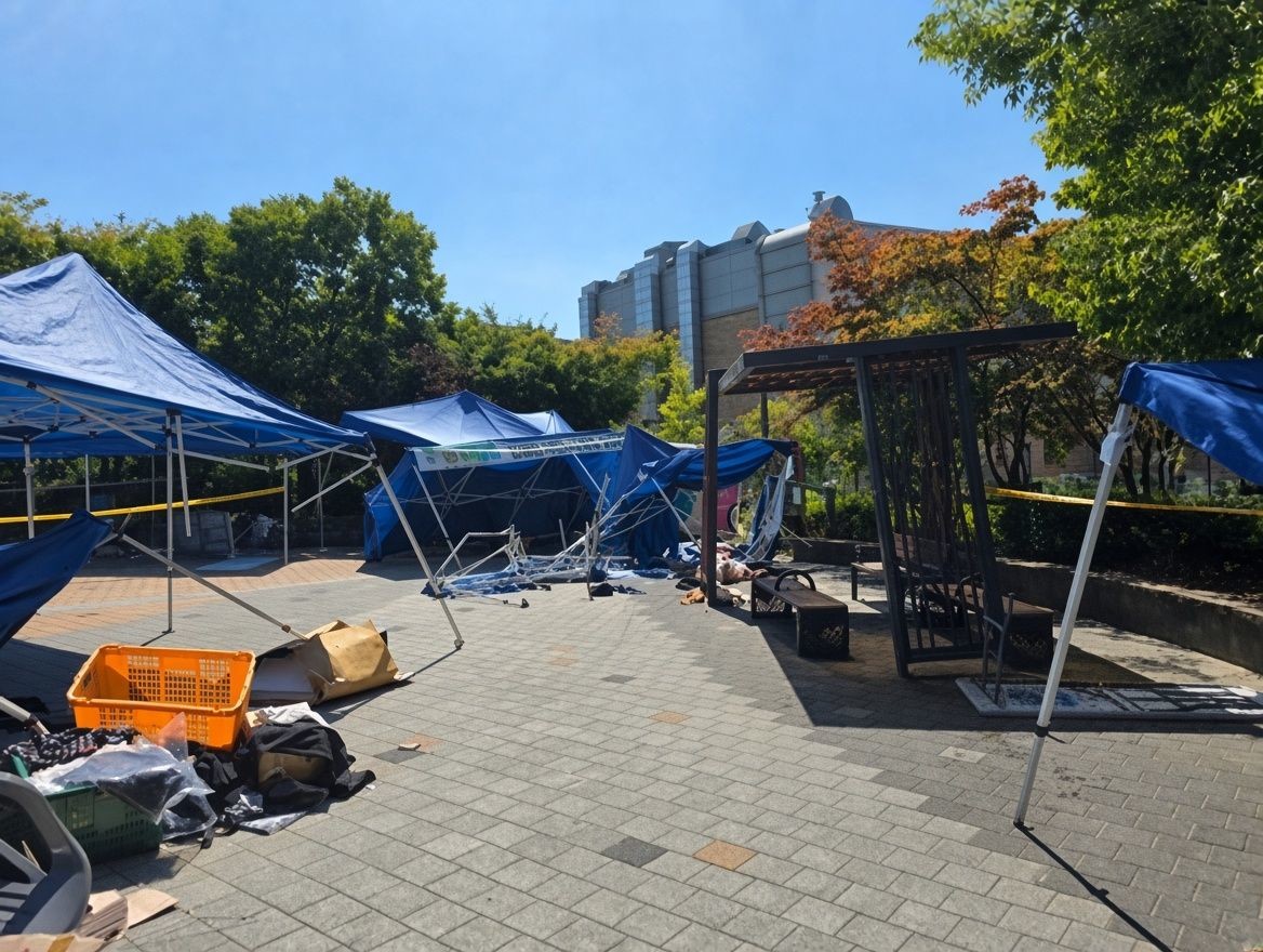 사상자 7명 모두 자원봉사자… 토요일에 안성 어린이공원서 벌어진 참변