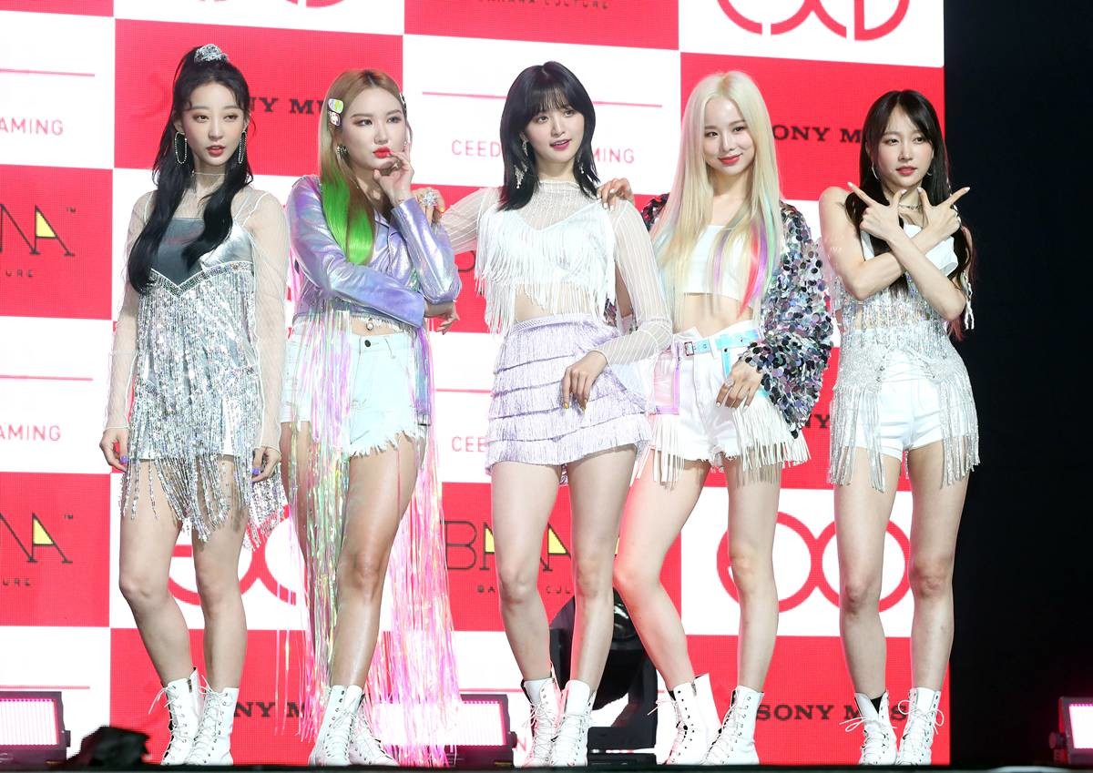 이엑스아이디(EXID) 혜린(인쪽부터), LE, 정화, 솔지, 하니 / 뉴스1
