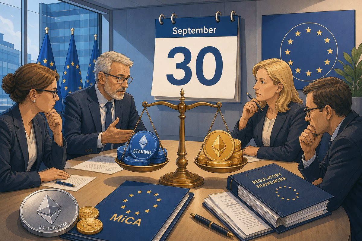 EU, 스테이킹 서비스도 정식 규제 검토…MiCA 개정 자문 9월 30일 마감