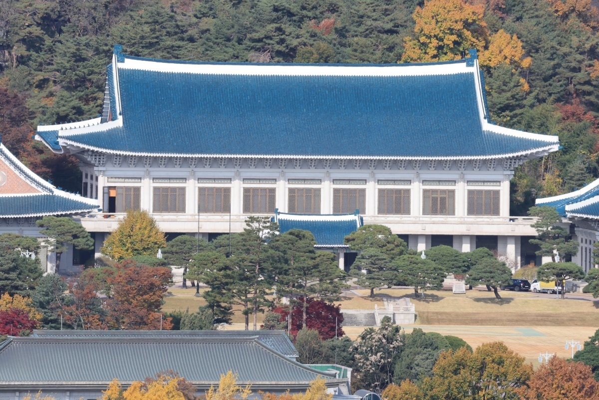 서울 정부서울청사에서 바라본 청와대 모습. / 뉴스1