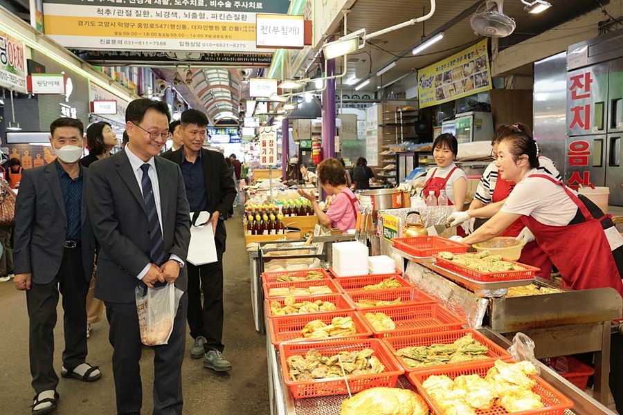원당전통시장 방문
