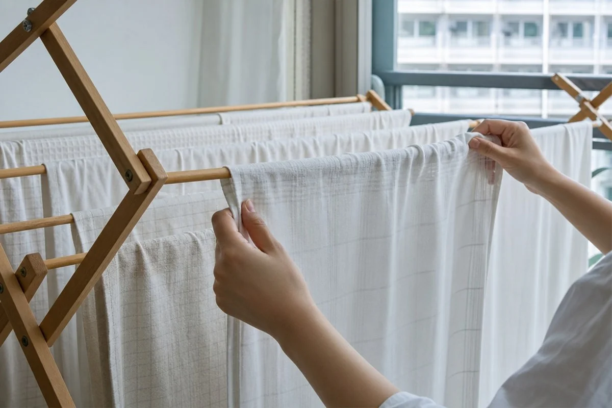 세탁기에 바로 넣기 전에 확인할 것들 — 내용 이해를 돕는 AI 이미지