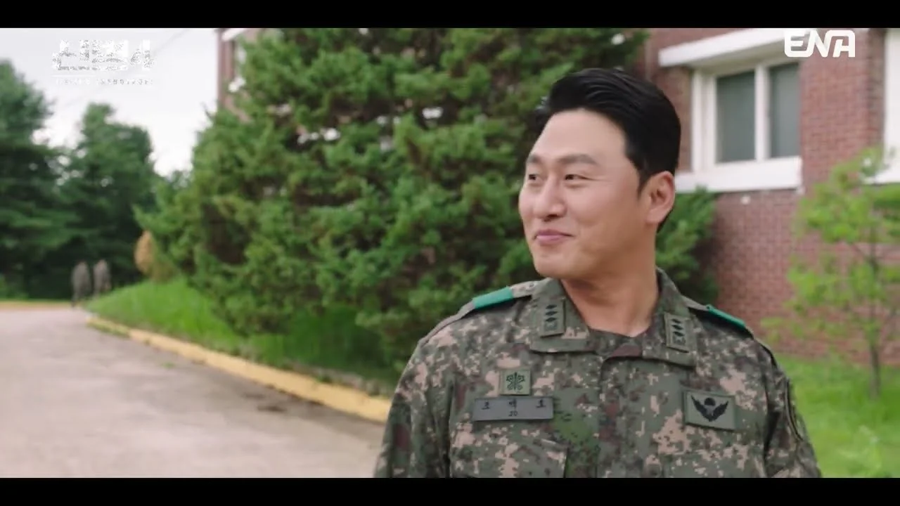 AI, 보조 연출 도구로 쓰인 배경 / 드라마 '신병4' 영상 화면 (영상=ENA DRAMA)