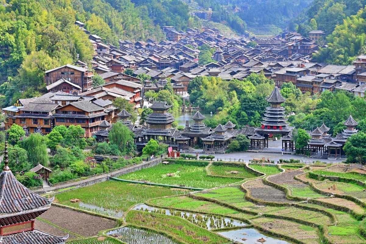 구이저우성 첸둥난 자오싱 둥자이. / Lao Ma-shutterstock.com
