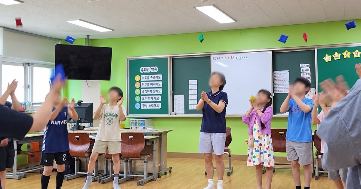 교실서 콩주머니 받다 넘어진 초등생... 2년 뒤 교사에게 형사 고소장 날아왔다