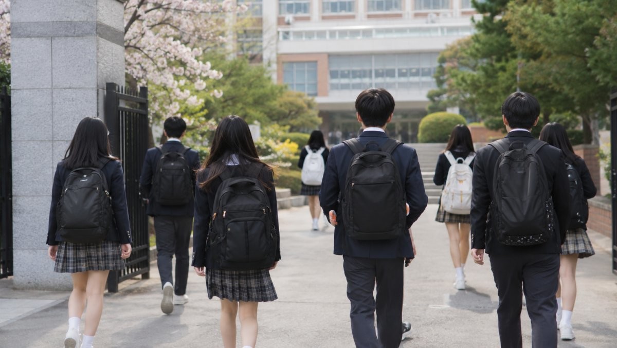 기사 내용과 무관한 학생들 / AI 제작 이미지