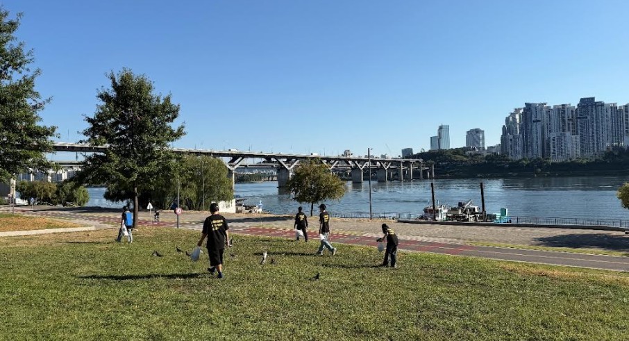 카처 한국지사, 70명 함께 한강공원 2.5km 플로깅 캠페인 개최