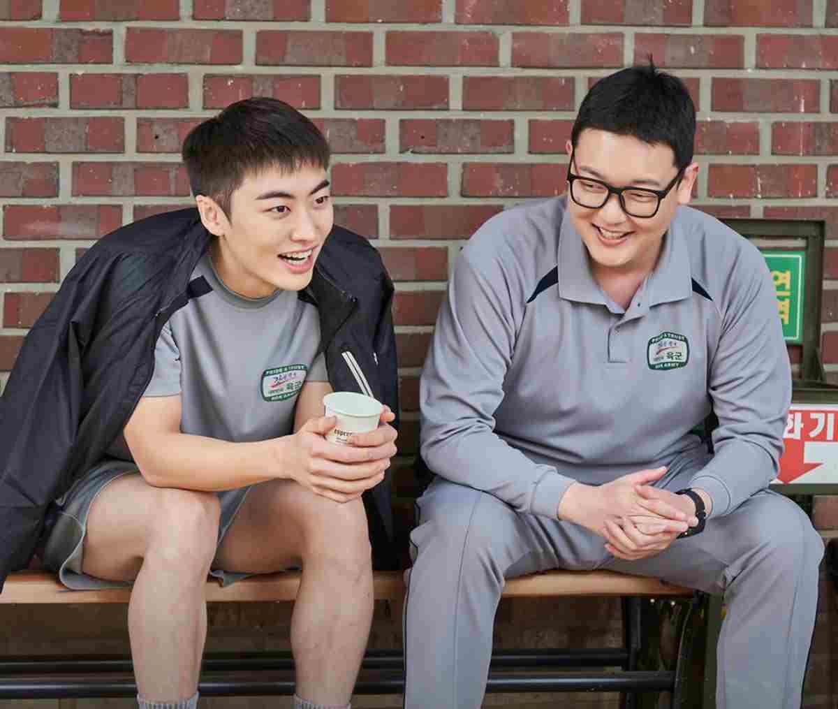 드라마 '신병4 : 사보타주' 출연 배우 이원정과 김민호 / ENA 드라마 인스타그램