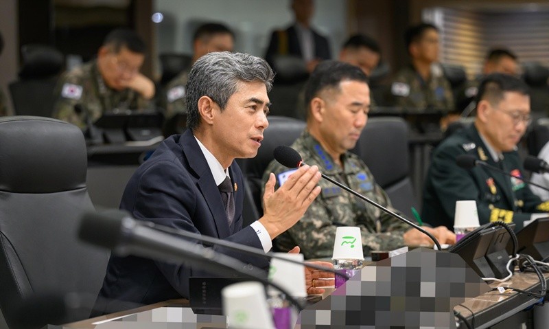 강신철 국방부장관, 전군 주요 지휘관 회의 참석 / 뉴스1