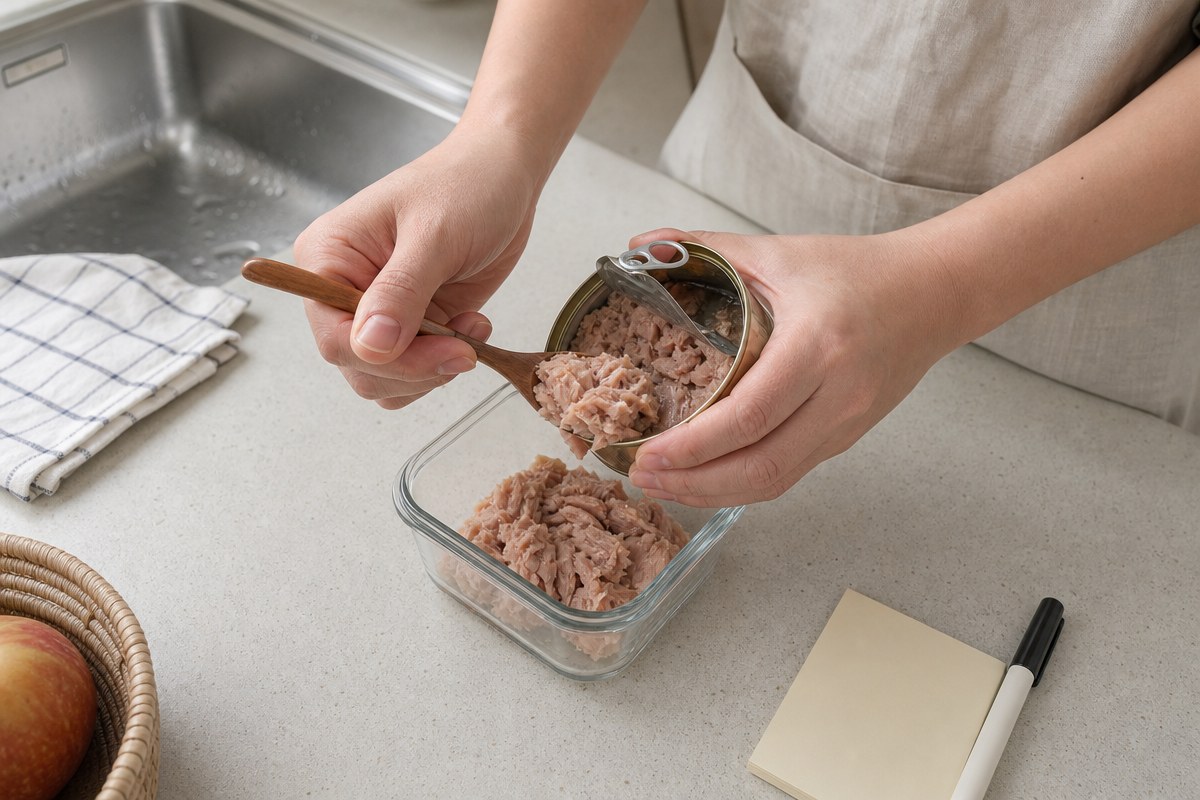 참치캔 캔째로 냉장보관하면 탈 난다, 개봉 즉시 '밀폐용기'로 옮겨야 한다