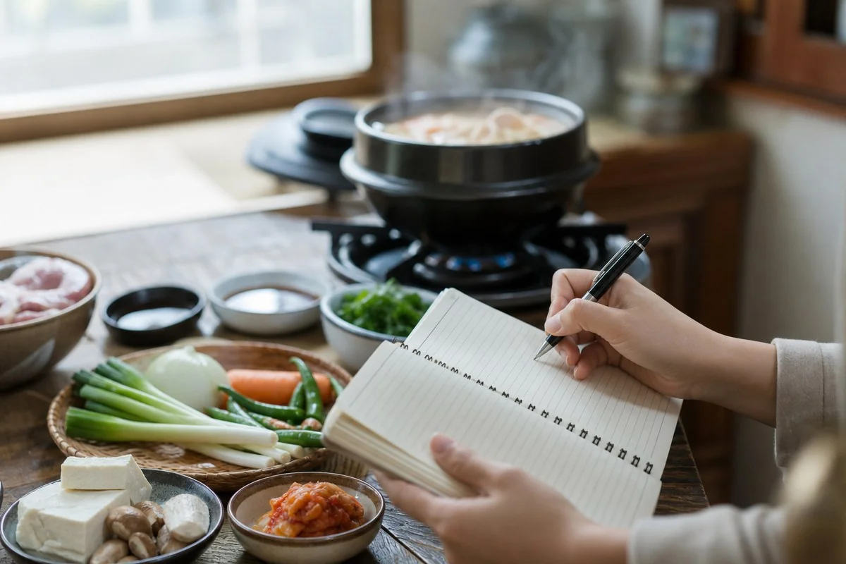 상 차리기 전 딱 한 번 확인해야 할 네 가지 — 이해를 돕는 AI 자료 이미지