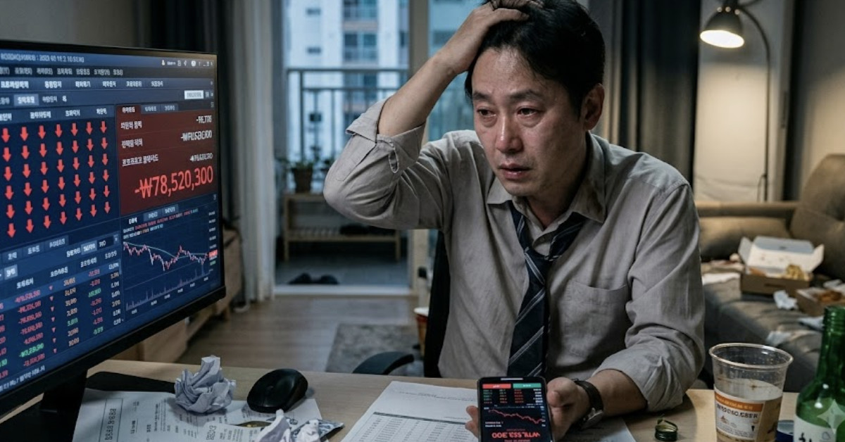 고점 개미 9조 5천억 손실…27년 만에 '최악'의 매매 타이밍