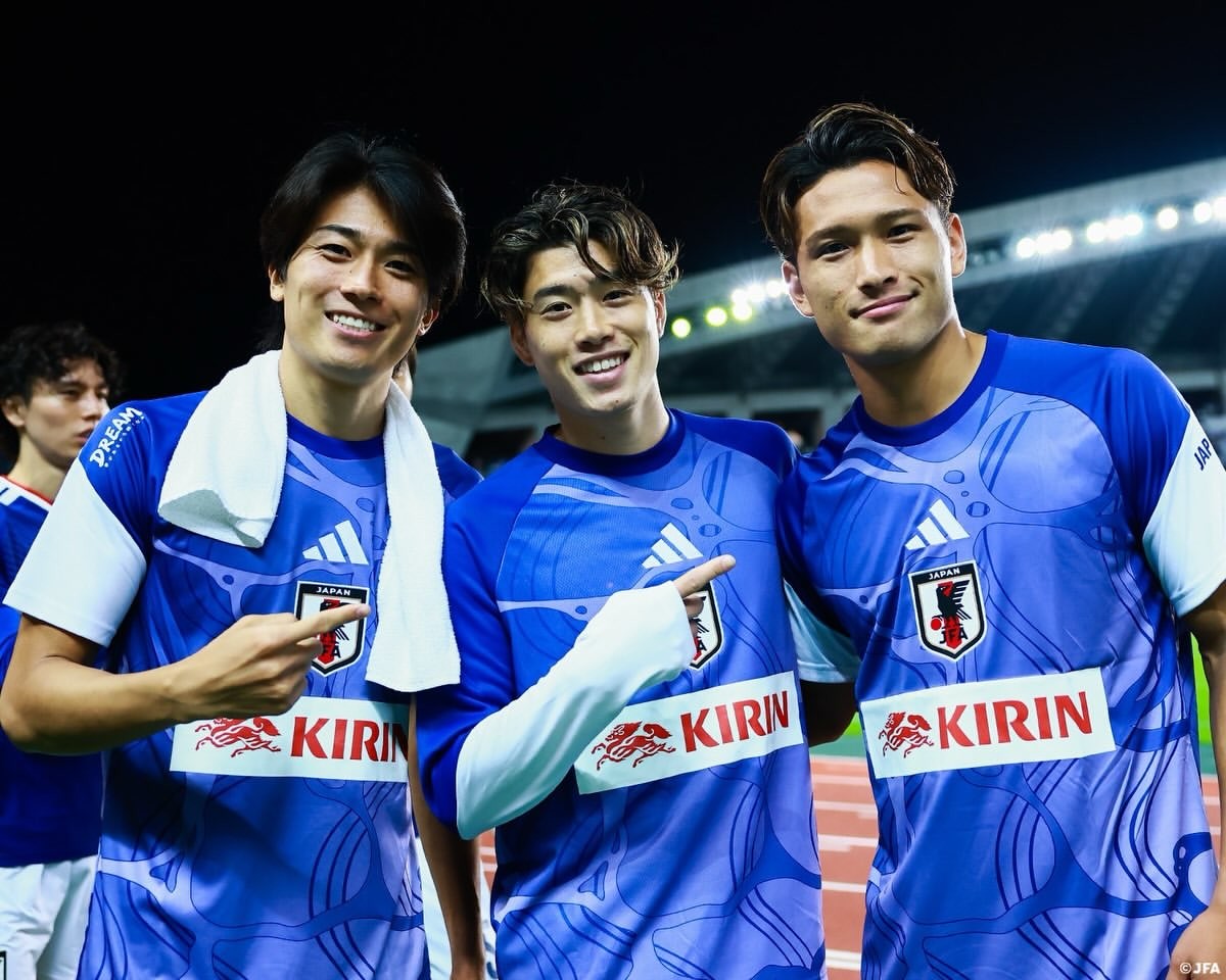 일본 축구 대표팀 선수들. / 일본 대표팀 인스타그램
