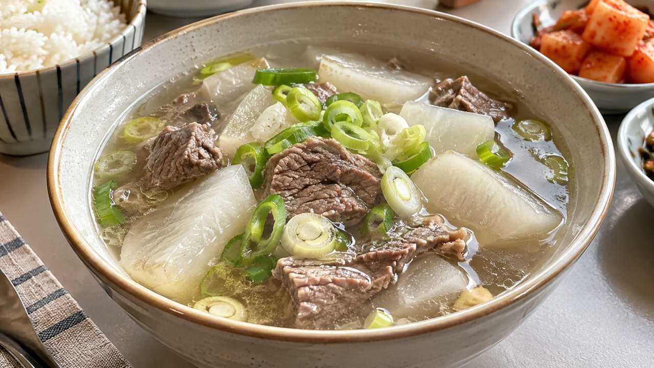 추석 명절 음식 소고기무국. / AI 생성 이미지