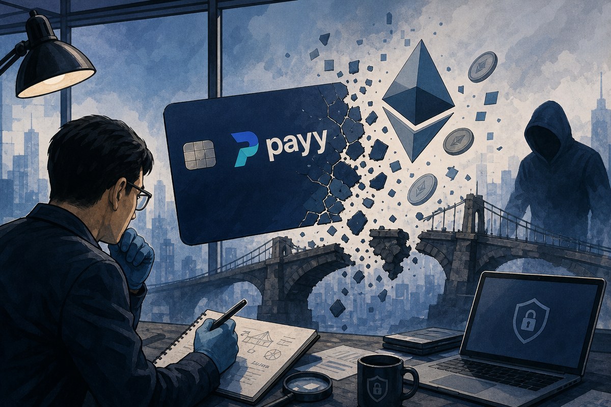 Payy, 이더리움 브리지 해킹으로 183만달러 털리고 카드결제까지 전면 중단