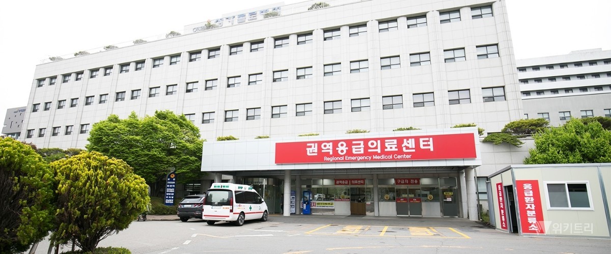 권역응급의료센터로 지정된 순천성가롤로병원 전경 / 순천시