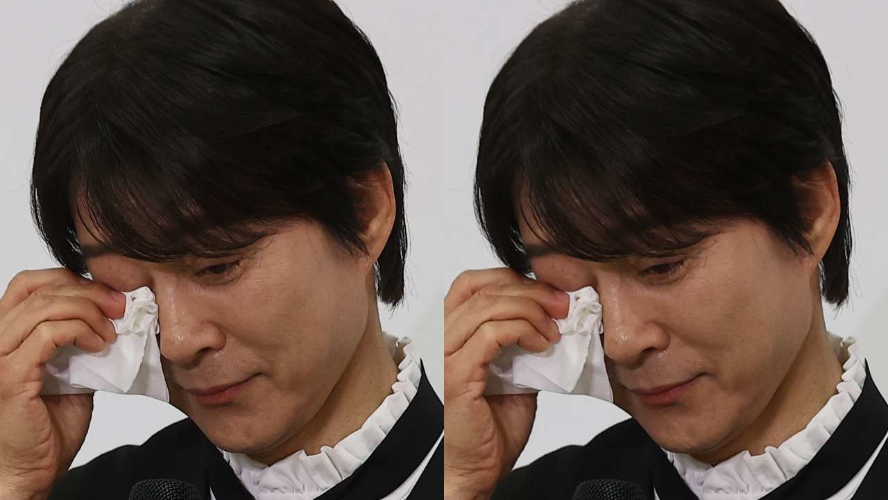 배우 최수종이 지난해 4월 10일 서울 여의도 KBS신관에서 열린 KBS '한국인의 밥상' 700회 & 새 프리젠터 기자간담회에서 질문에 답하고 있다. / 연합뉴스