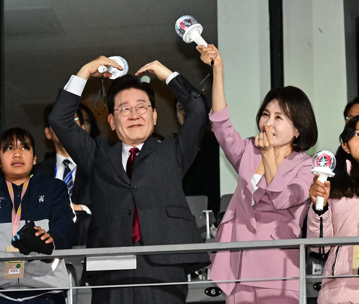 이재명 대통령·김혜경 여사, 박진영이 멕시코서 관람한 'K팝 공연'