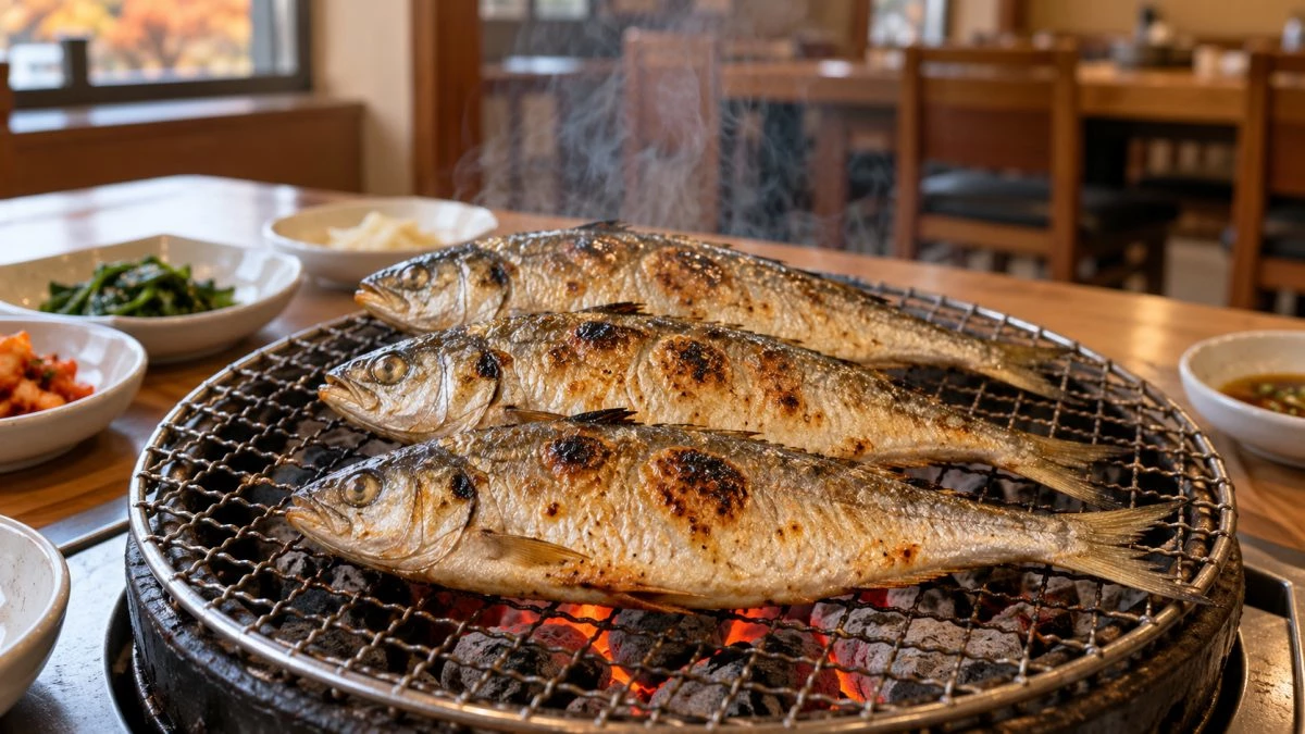 전어 구이. 기사 이해를 돕기 위해 AI툴로 생성한 자료사진. (실제와 차이가 있을 수 있음을 알립니다.)