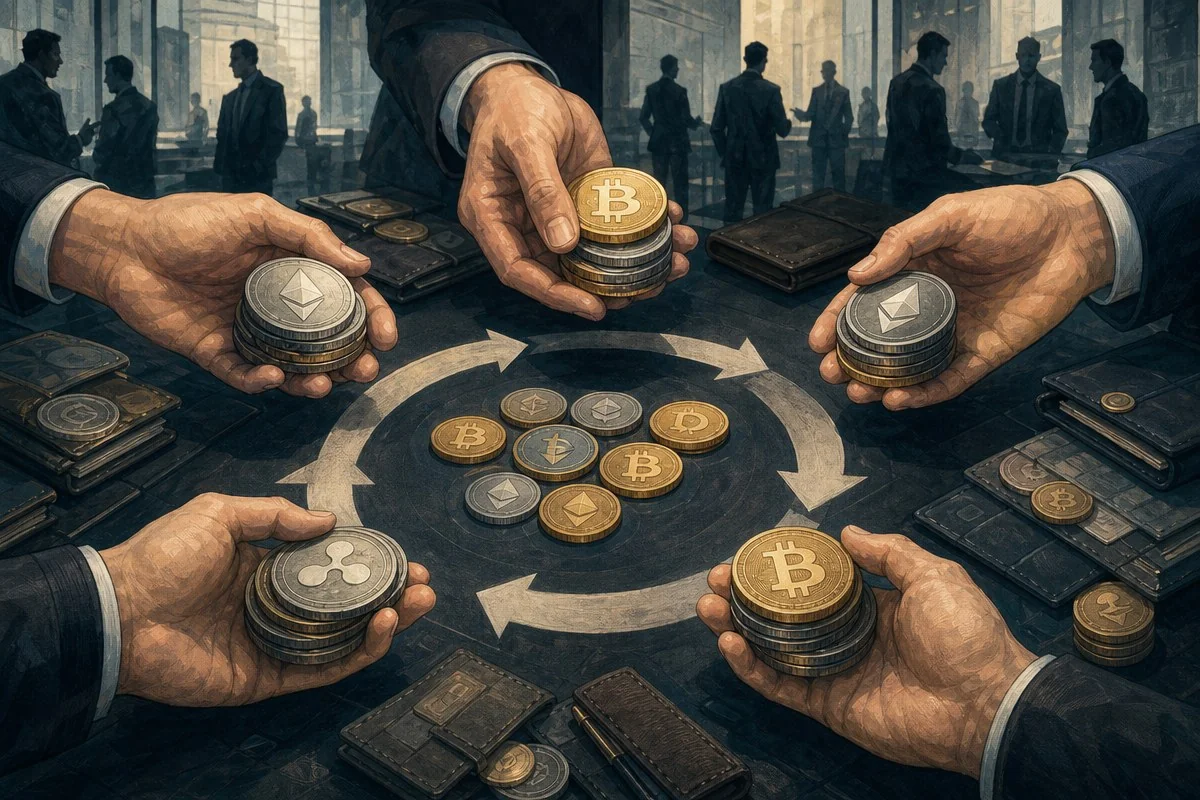 70~200개 지갑으로 물량 70% 장악…수익은 다음 판으로 — 이해를 돕는 AI 자료 이미지