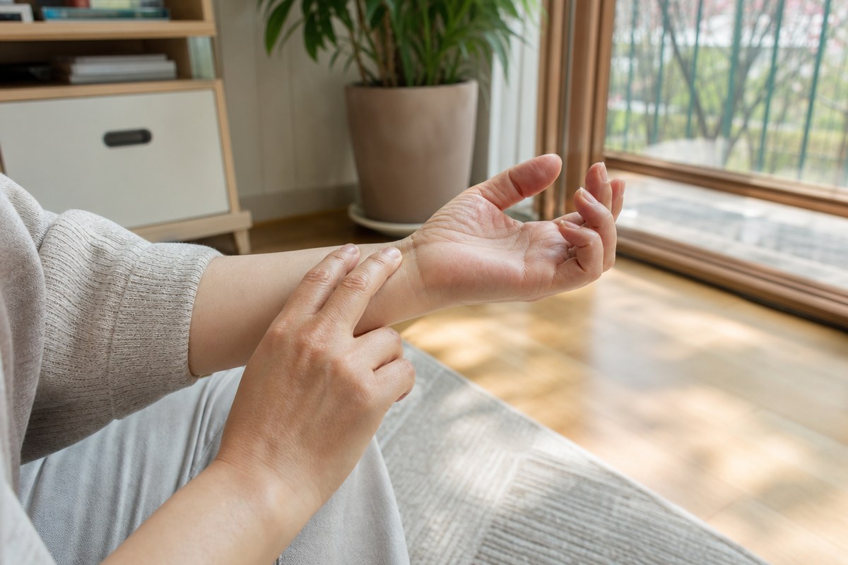 가슴이 답답하거나 평소와 다르게 숨이 차면 그 자리에서 멈춰야 한다 — 내용 이해를 돕는 AI 이미지