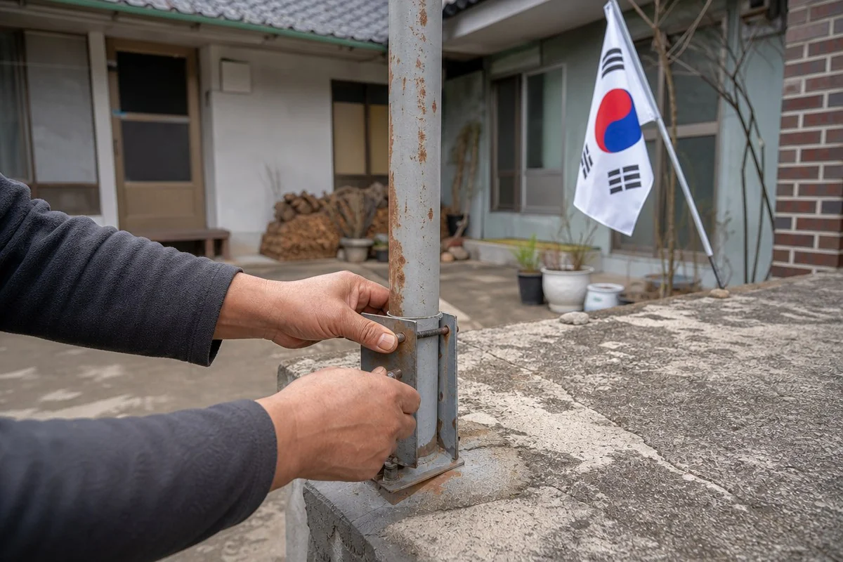 단독주택 마당이나 상가 건물에서도 같은 원칙이 적용된다 — 내용 이해를 돕는 AI 이미지