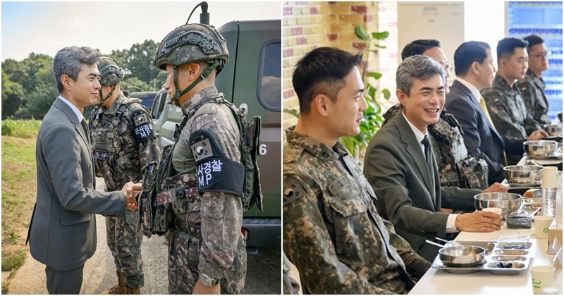 “왜 군복 안 입었나”…지뢰 추정 폭발 25사단에서 국방부장관이 '양복' 입은 이유