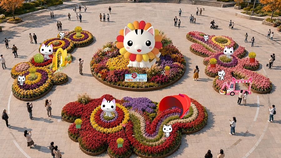2026고양가을꽃축제 메인 정원 조감도