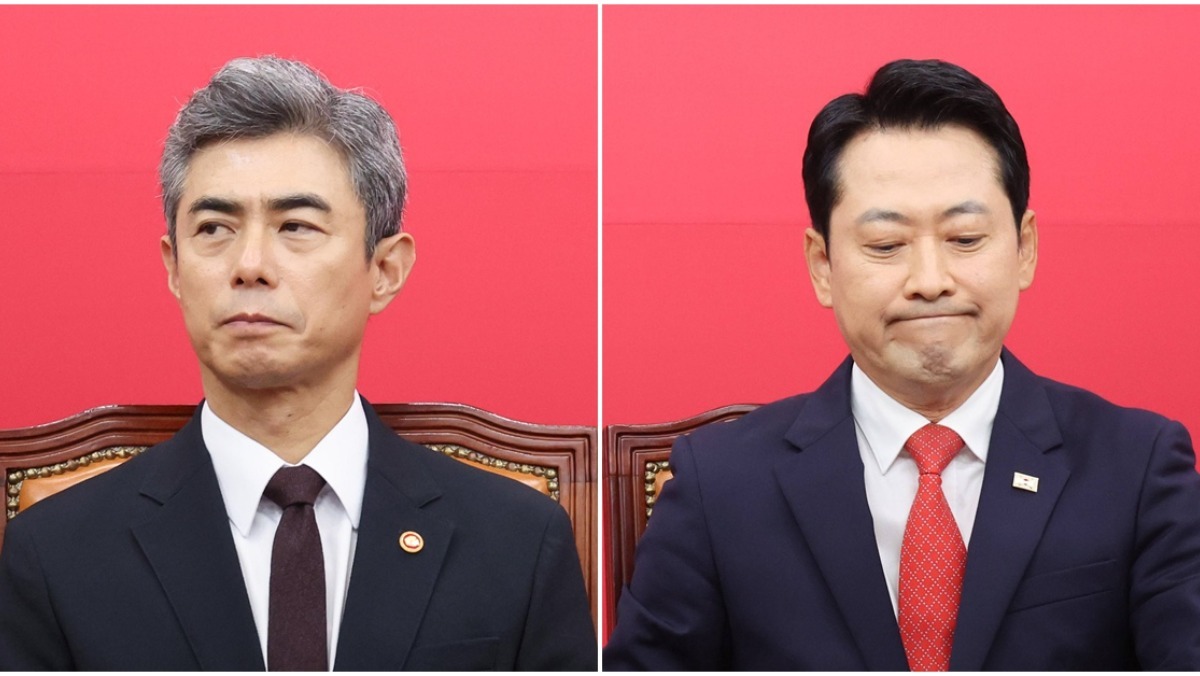 매서웠다…장동혁이 국방부 장관 면전서 던진 말 