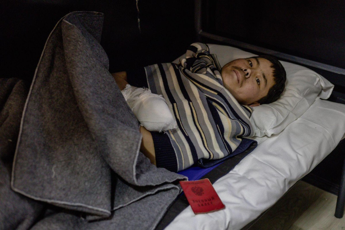 볼로디미르 젤렌스키 대통령이 공개한 북한 군인. / 젤렌스키 대통령 X 캡처