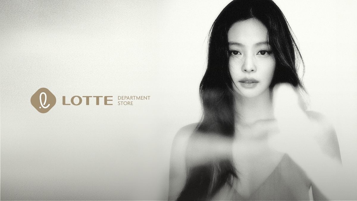 롯데백화점 엠버서더가 된 제니. / 롯데백화점 제공