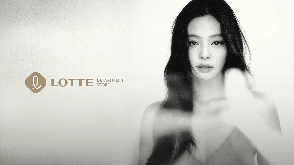 롯데백화점 엠버서더가 된 제니. / 롯데백화점 제공