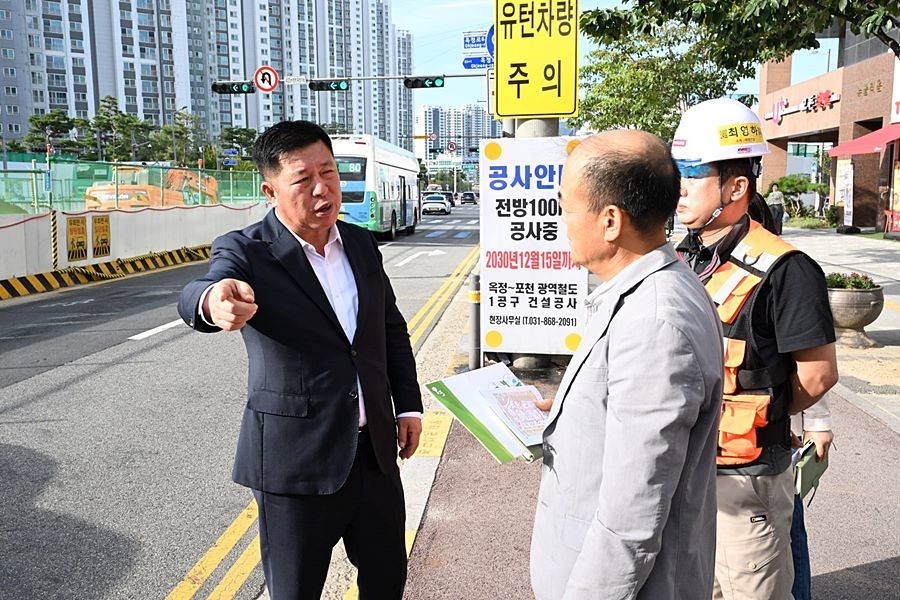 '문자 한 통이 현장 변화로' 정덕영 양주시장, 옥정 상습정체 해법 찾다