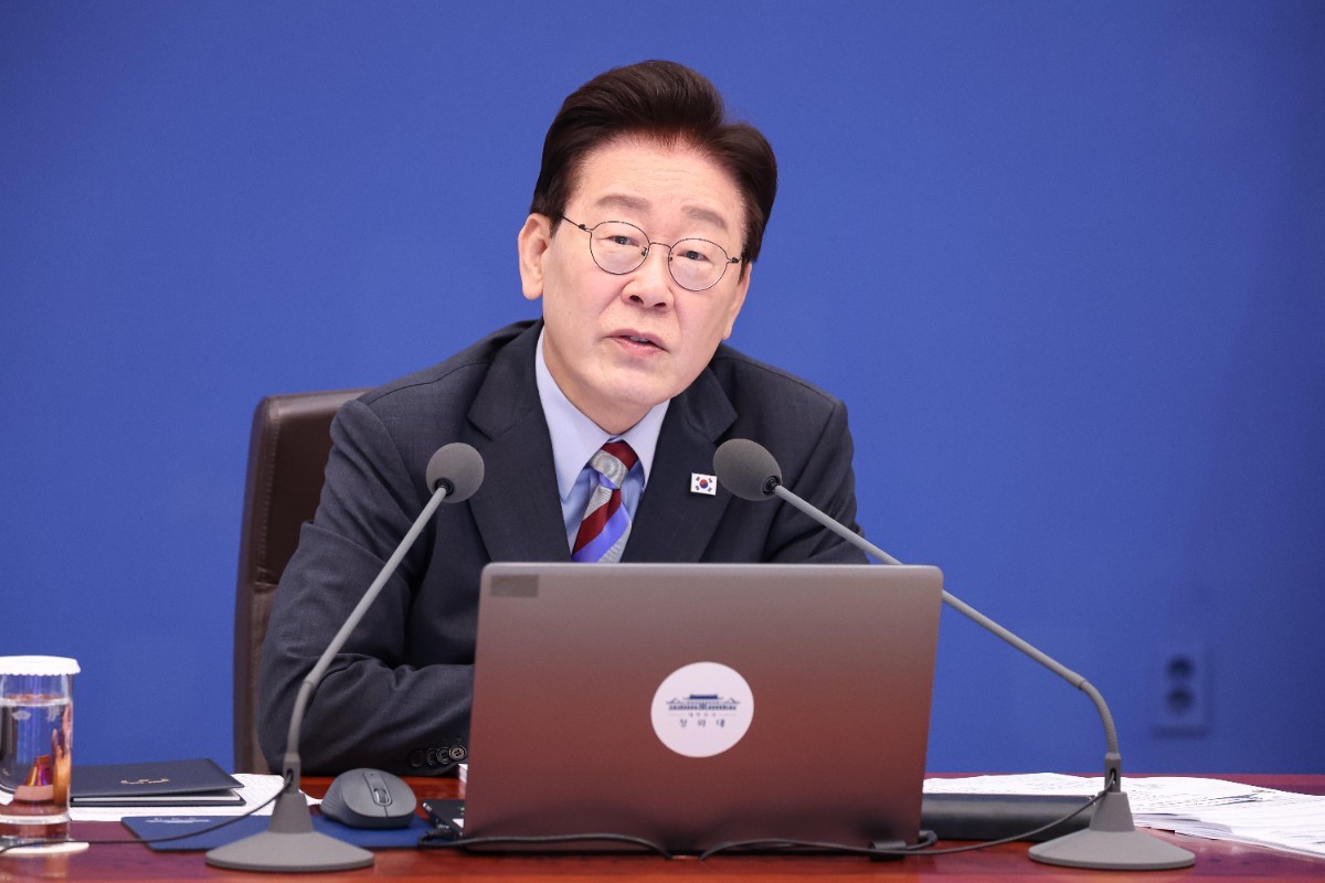 이재명 대통령이 29일 청와대에서 열린 국무회의에서 발언을 하고 있다. / 뉴스1