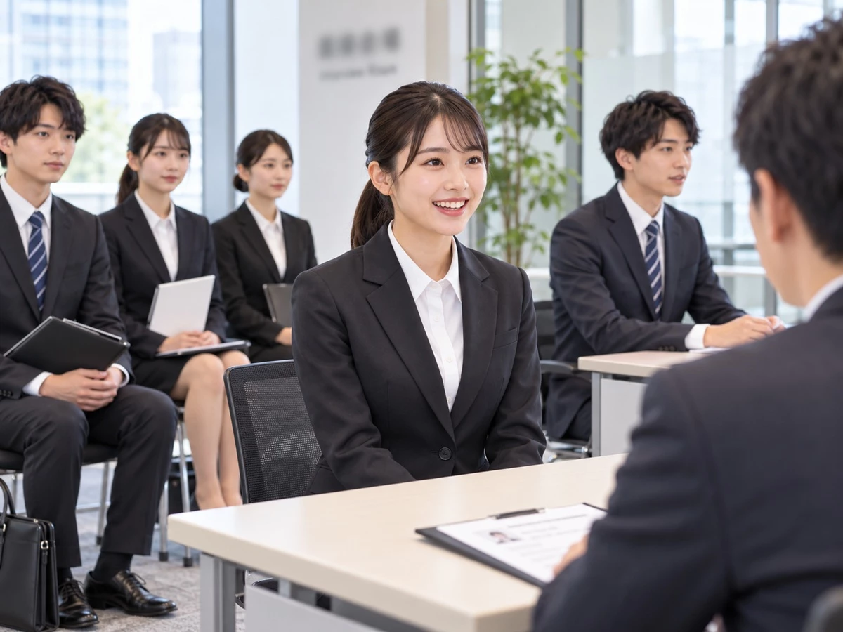청년 구직자들이 회사에서 면접을 보고 있다. 기사 이해를 돕기 위해 AI를 활용해 제작한 자료 사진. 청년 10명 가운데 8명은 법정 정년이 연장되면 신규 채용이 줄어들 것이라고 우려하는 것으로 조사됐다. 한국경영자총협회(경총)가 구직 중이거나 근로 중인 20∼34세 청년 1052명을 대상으로 실시한 '청년 취업 트렌드 설문조사' 결과를 최근 공개했다. 해당 조사 결과에 따르면 응답자의 81.0%는 법정 정년연장이 기업 신규 채용에 미칠 영향으로 규모 감소를 예상했다.