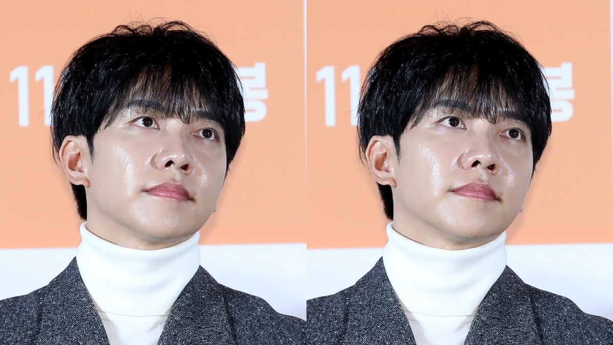 공식 석상에서 장인 논란 관련 질문을 받은 이승기 / 뉴스1