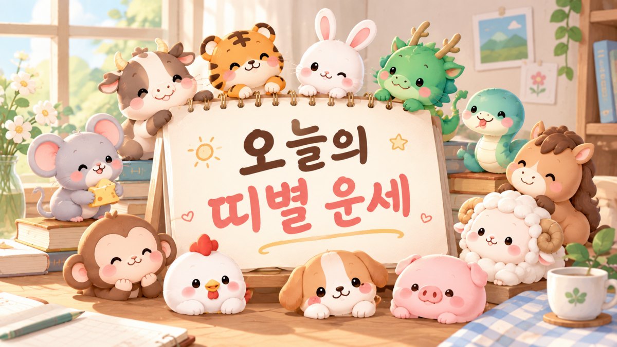 10월 3일 띠별 운세, 쥐띠·양띠·원숭이띠·돼지띠 '물질적 풍요' 예상
