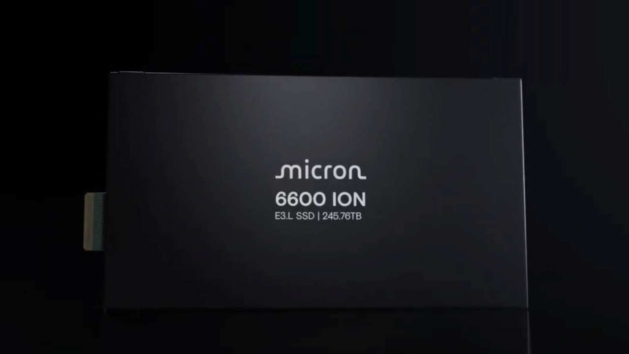 마이크론 6600 ION SSD. / 유튜브 'Micron Technology'