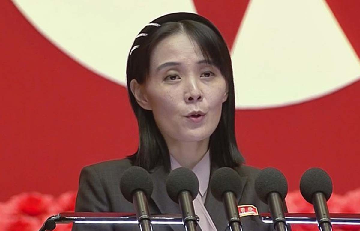 김여정 북한 노동당 총무부장 / 조선중앙TV 영상 캡처