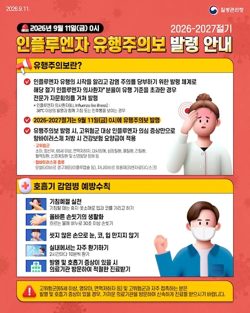 인플루엔자 유행주의보 / 임실군