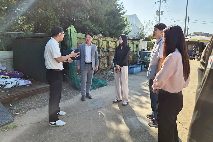 '버린 뒤 처리에서, 버리지 않는 도시로' 검단구의회, 쓰레기 선별장 점검
