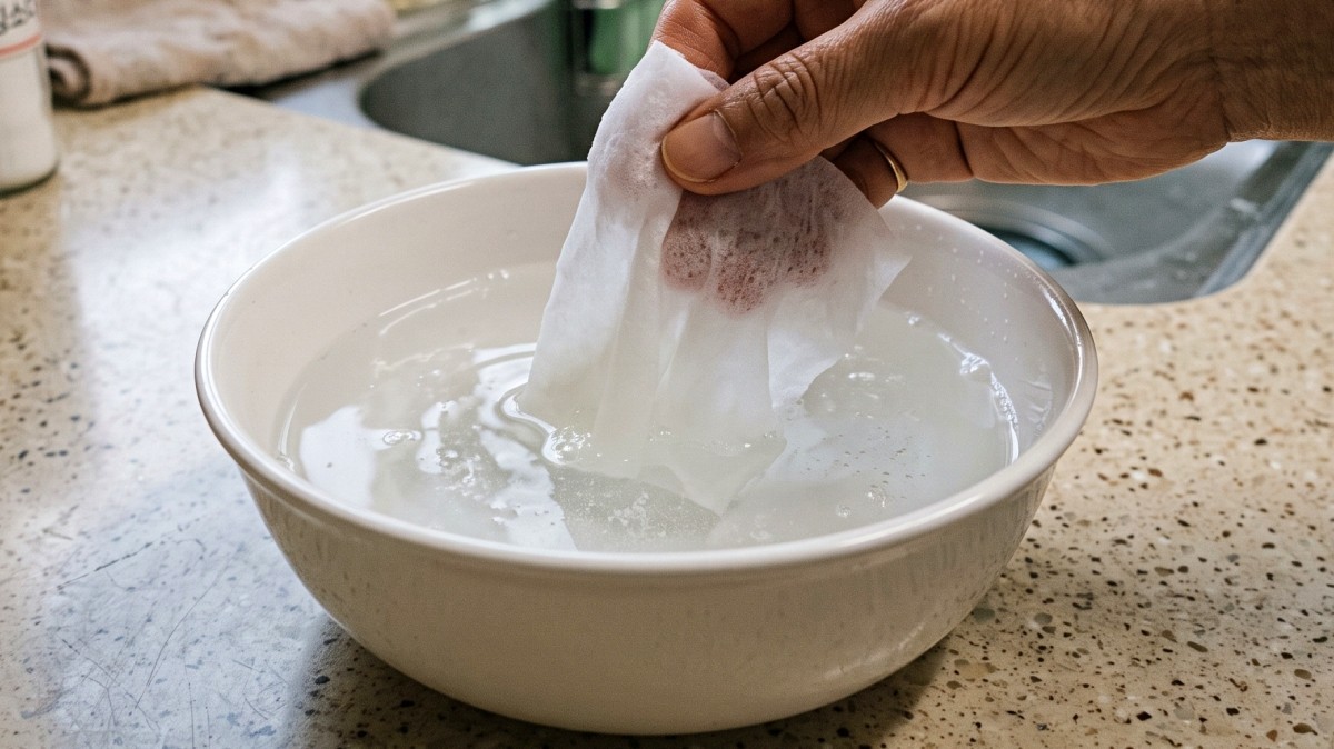 주방 상판, 그냥 물티슈로 닦지 마세요…'이 물'에 살짝 적셨더니 새것처럼 반짝여요