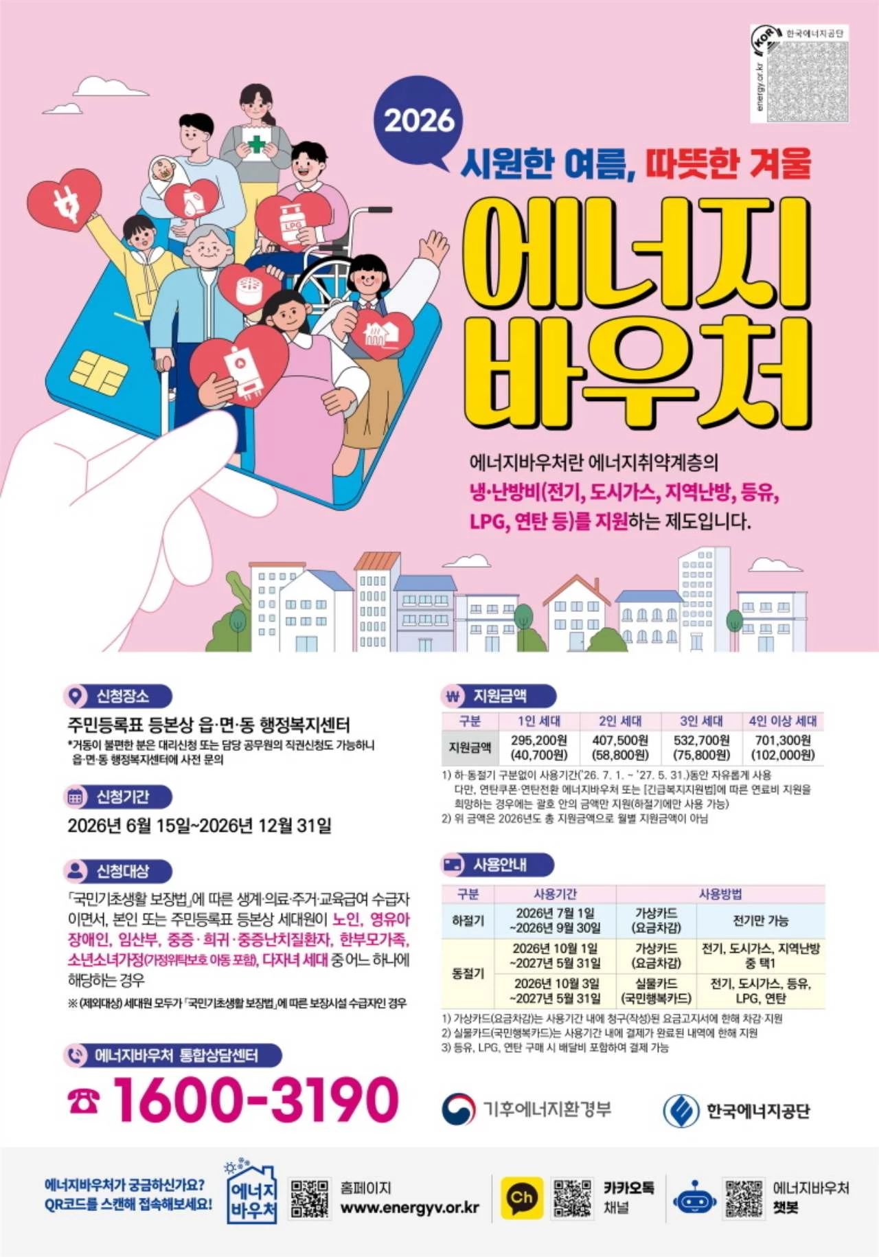 2026 에너지바우처 포스터. / 한국에너지공단 제공