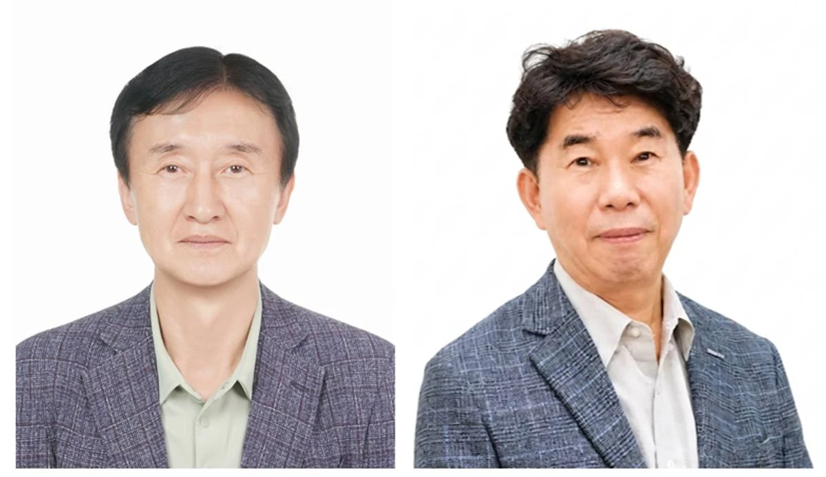 왼쪽부터 최상운 에코프로 신임 사장, 박종환 에코프로에이치엔 신임 사장/에코프로