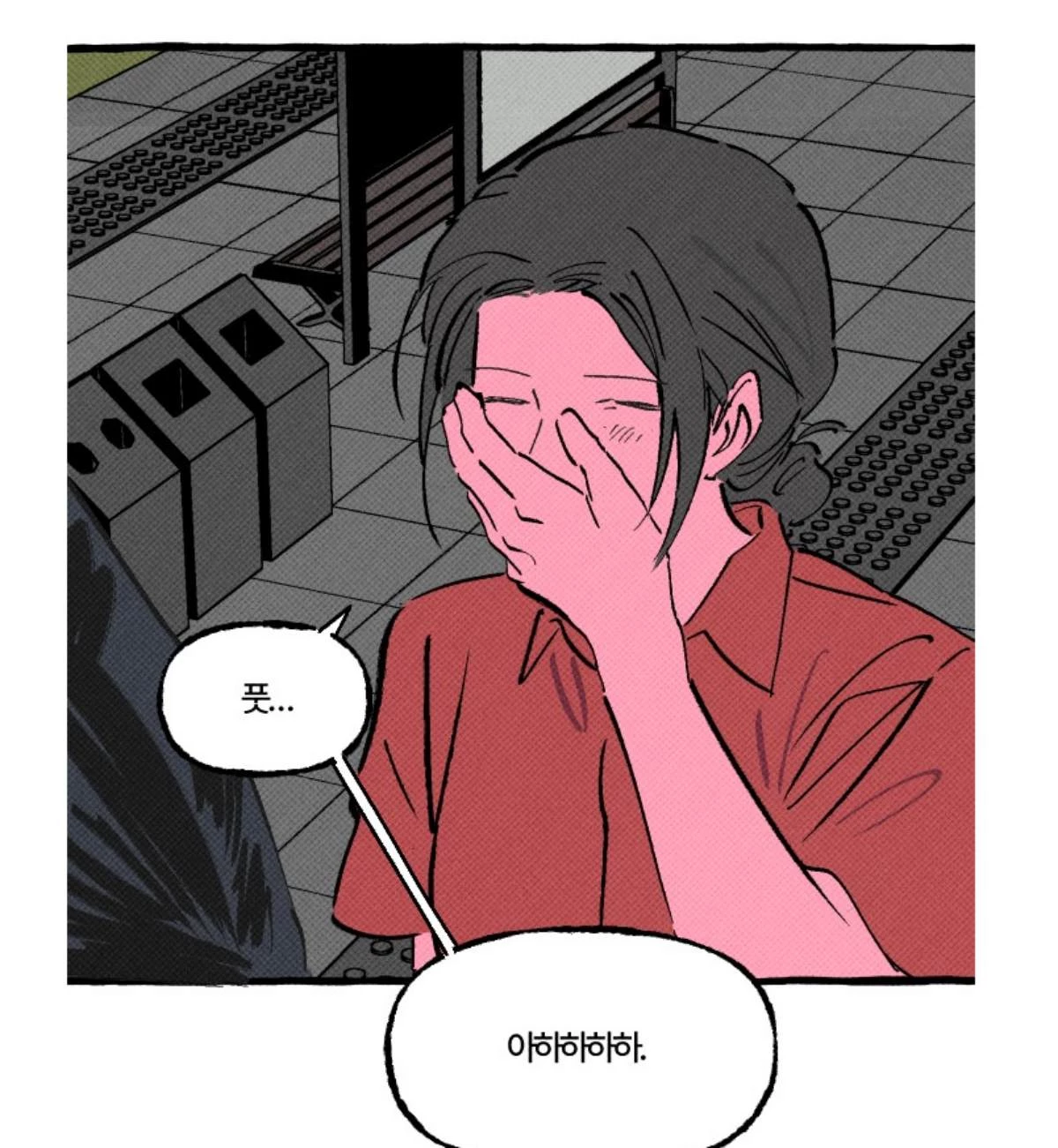웹툰 속 송미주 선생님 / 네이버웹툰 '오사카 환상선'