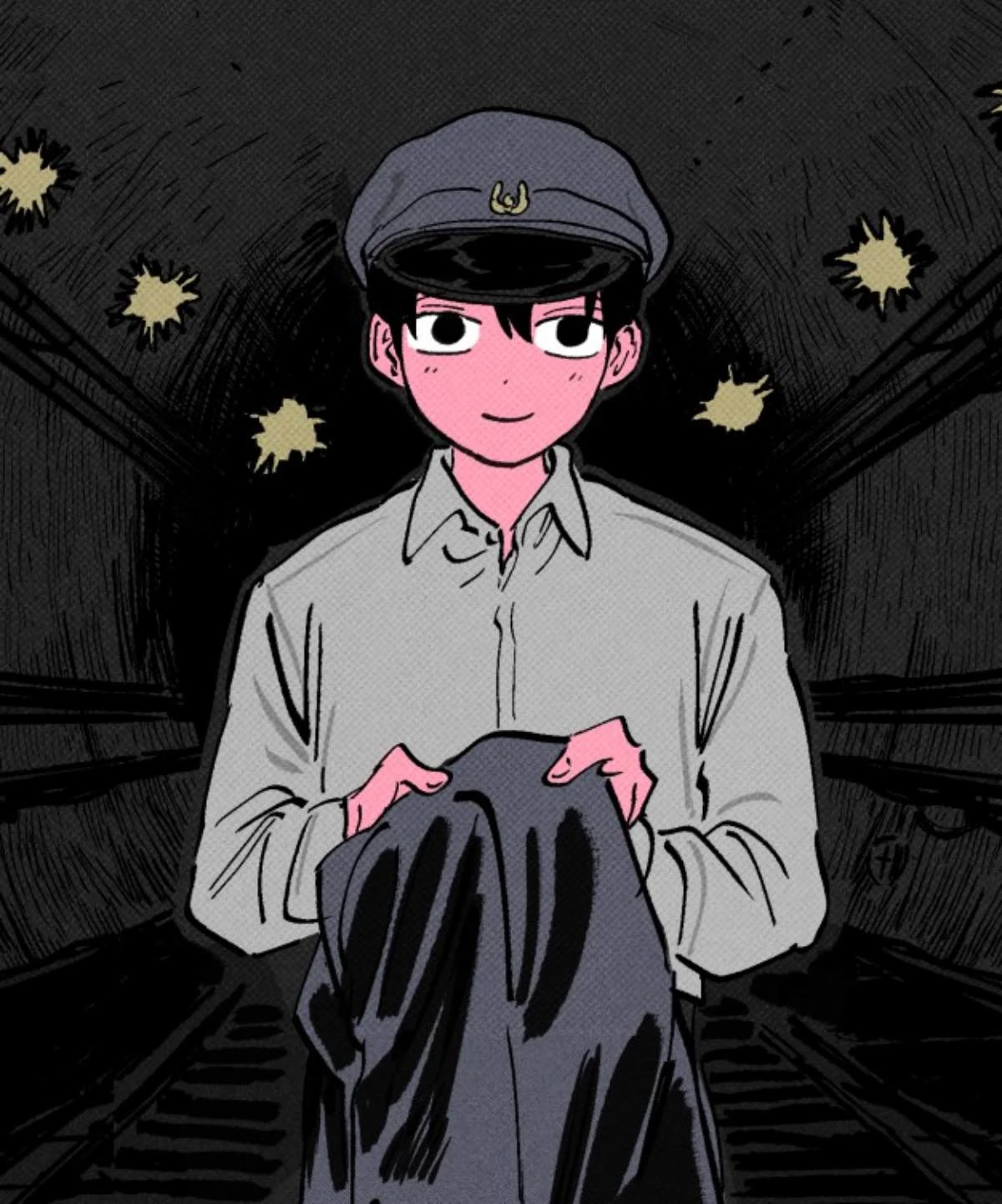 김용과 친구가 되고 싶어하는 아오이 / 네이버웹툰 '오사카 환상선'