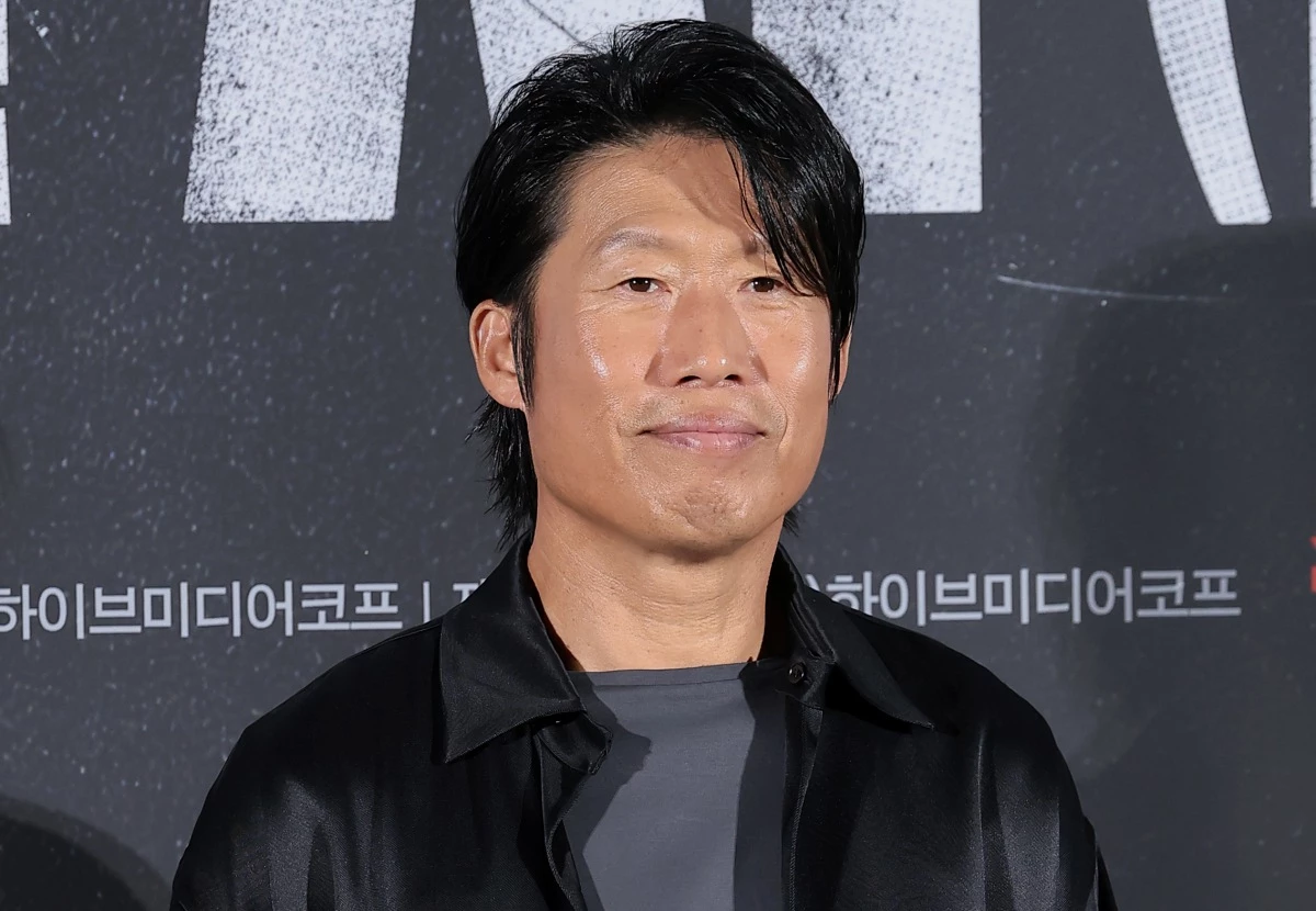 배우 유해진이 지난 8월 10일 오전 서울 용산구 CGV 용산아이파크몰에서 열린 영화 '암살자(들)' 제작보고회에 참석하고 있다. '암살자(들)'은 1974년 8월 15일, 대한민국을 충격에 빠뜨린 영부인 저격 사건의 의혹과 배후를 추적하는 이야기를 그린 작품이다. / 뉴스1