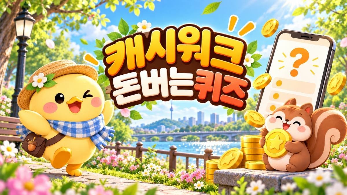 놓치면 아쉬워요… 10월 2일 '캐시워크' 퀴즈 정답은?