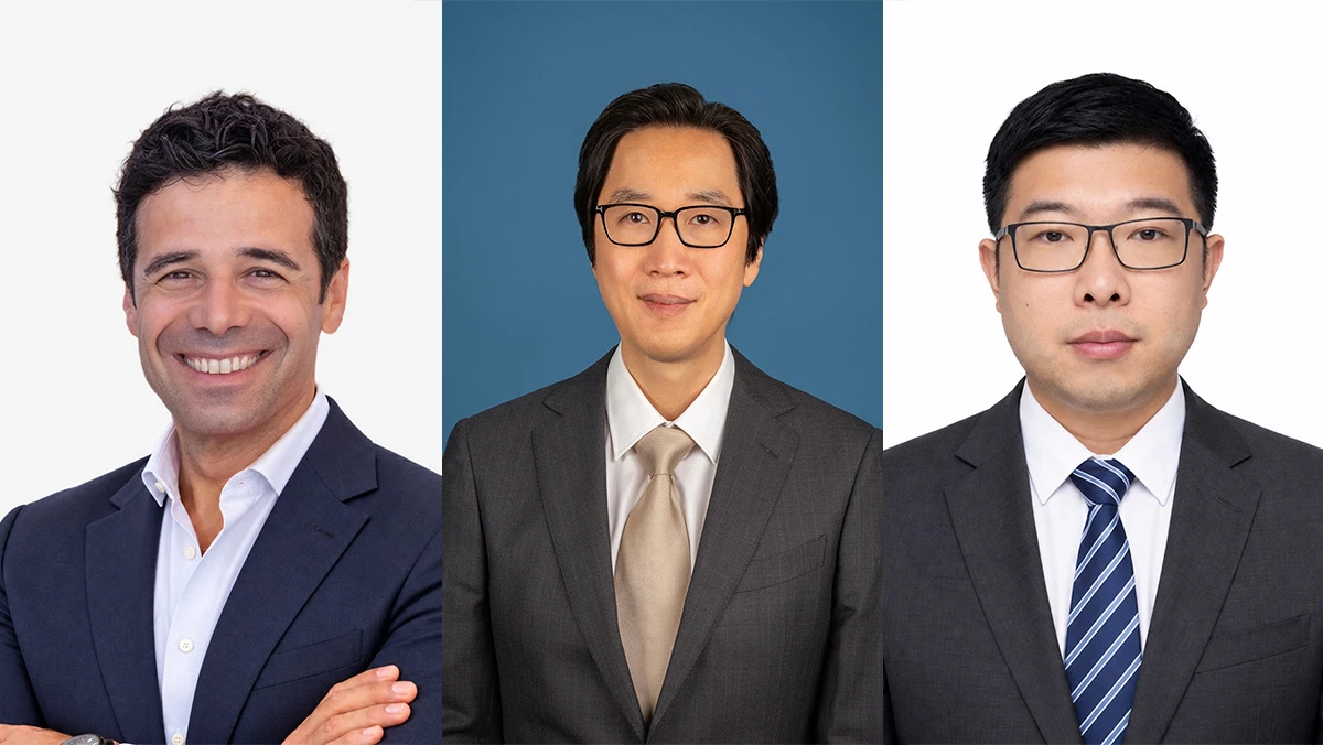 (왼쪽부터)안젤로 코르사로 포티투닷 수석 연구위원, 김재영 포티투닷 글레오 AI 모델 그룹 리드, 차오 팡 포티투닷 SVVLA 팀 리드. / 포티투닷